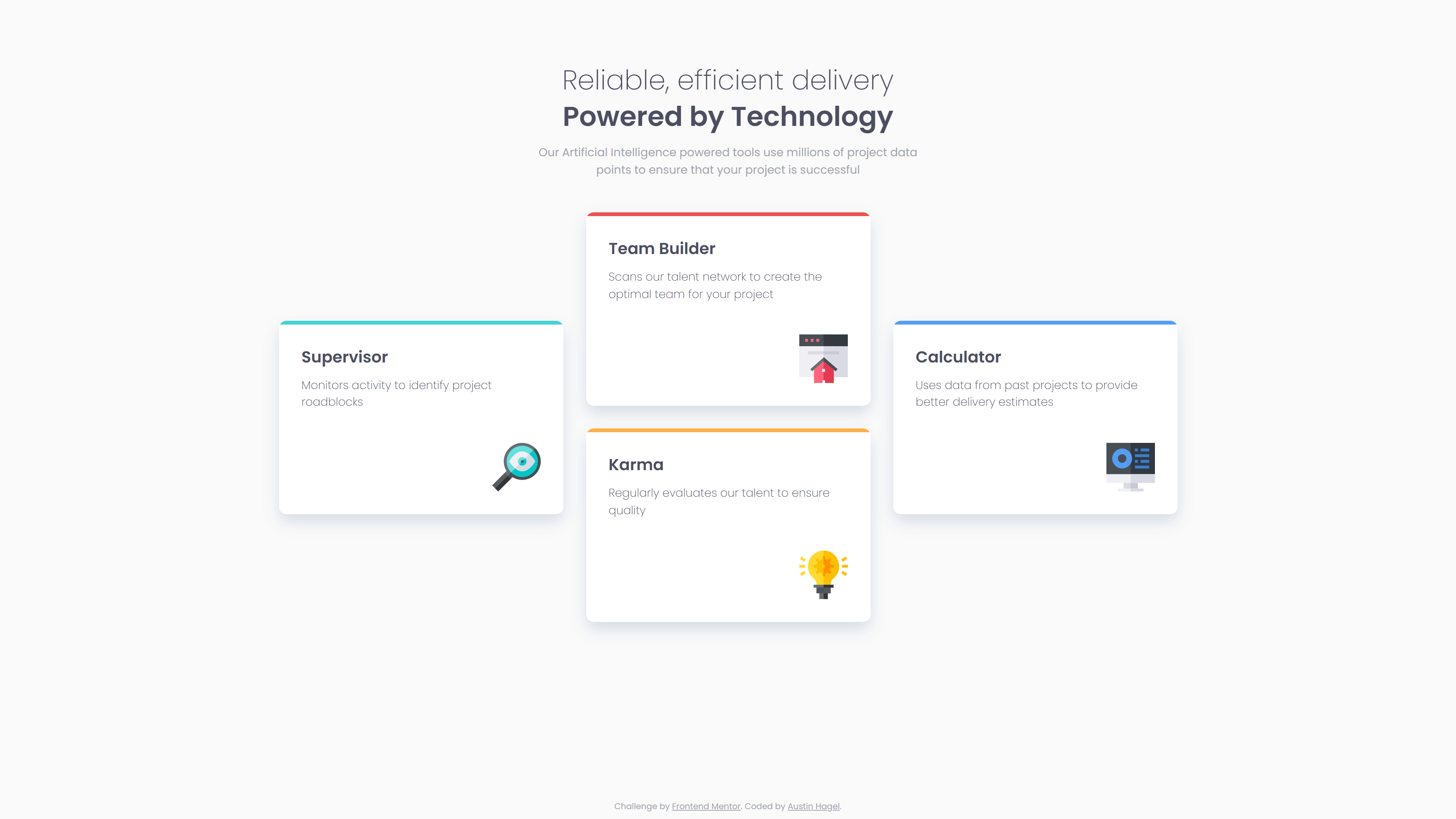Four Card Feature Section