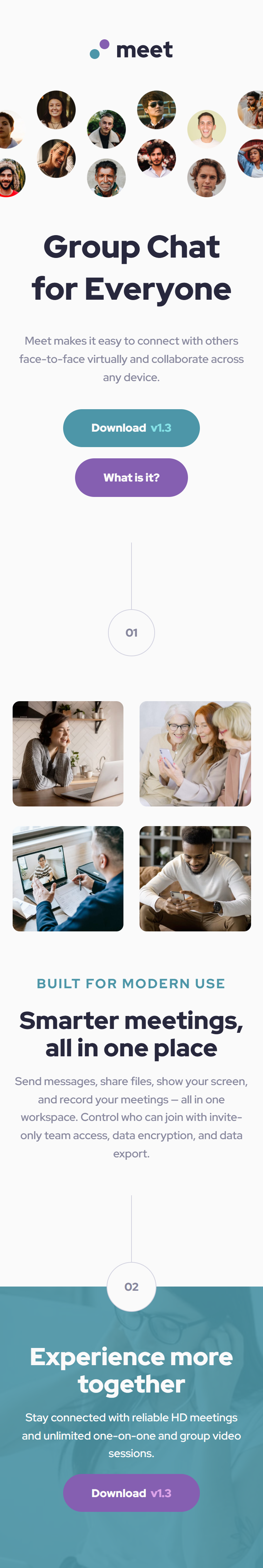 Main page - mobile