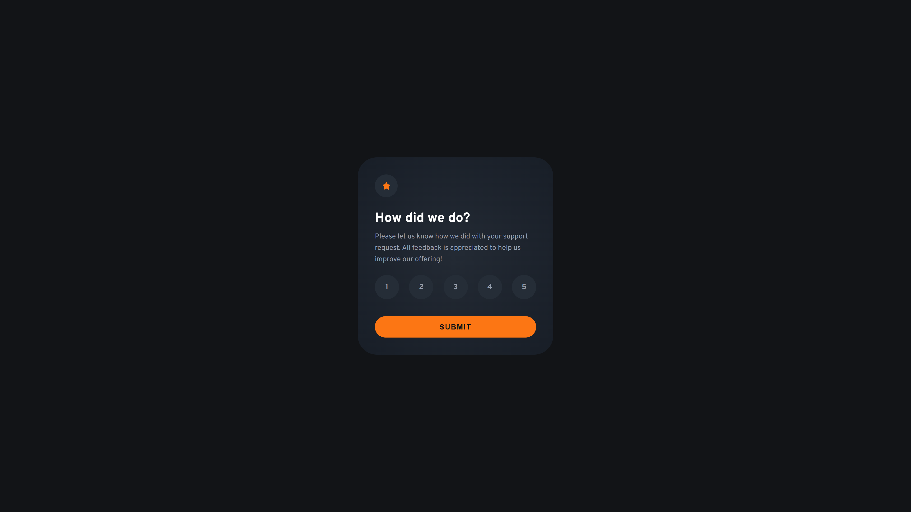 Interactive Rating Component